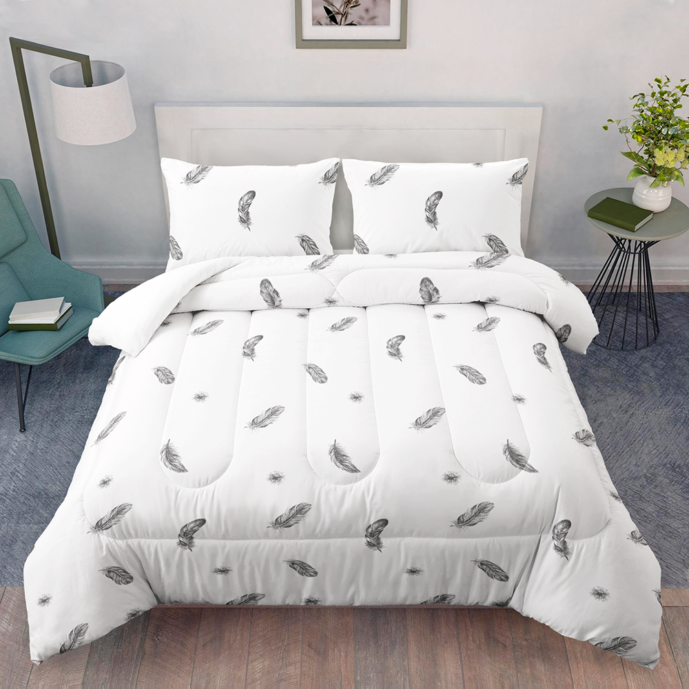 Add a Touch of Sophistication to Your Bed with Geometric Pattern Flannel Bedding Set