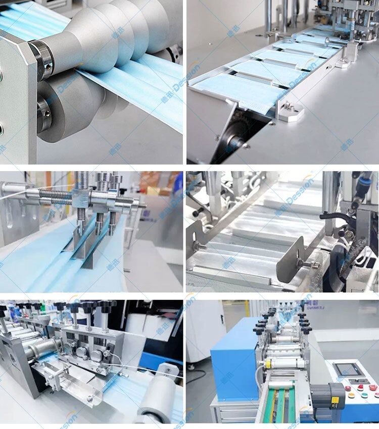 3 Ply Surgical Ultrasonic Face Mask Packing Machine
