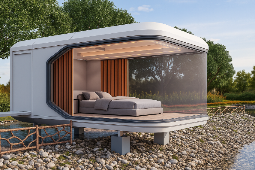 Portable Space Capsule House Movable Soundproof Booth
