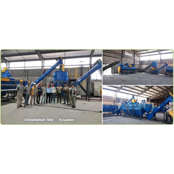 PP PE Bottle Crushing Washing Recycling Machine