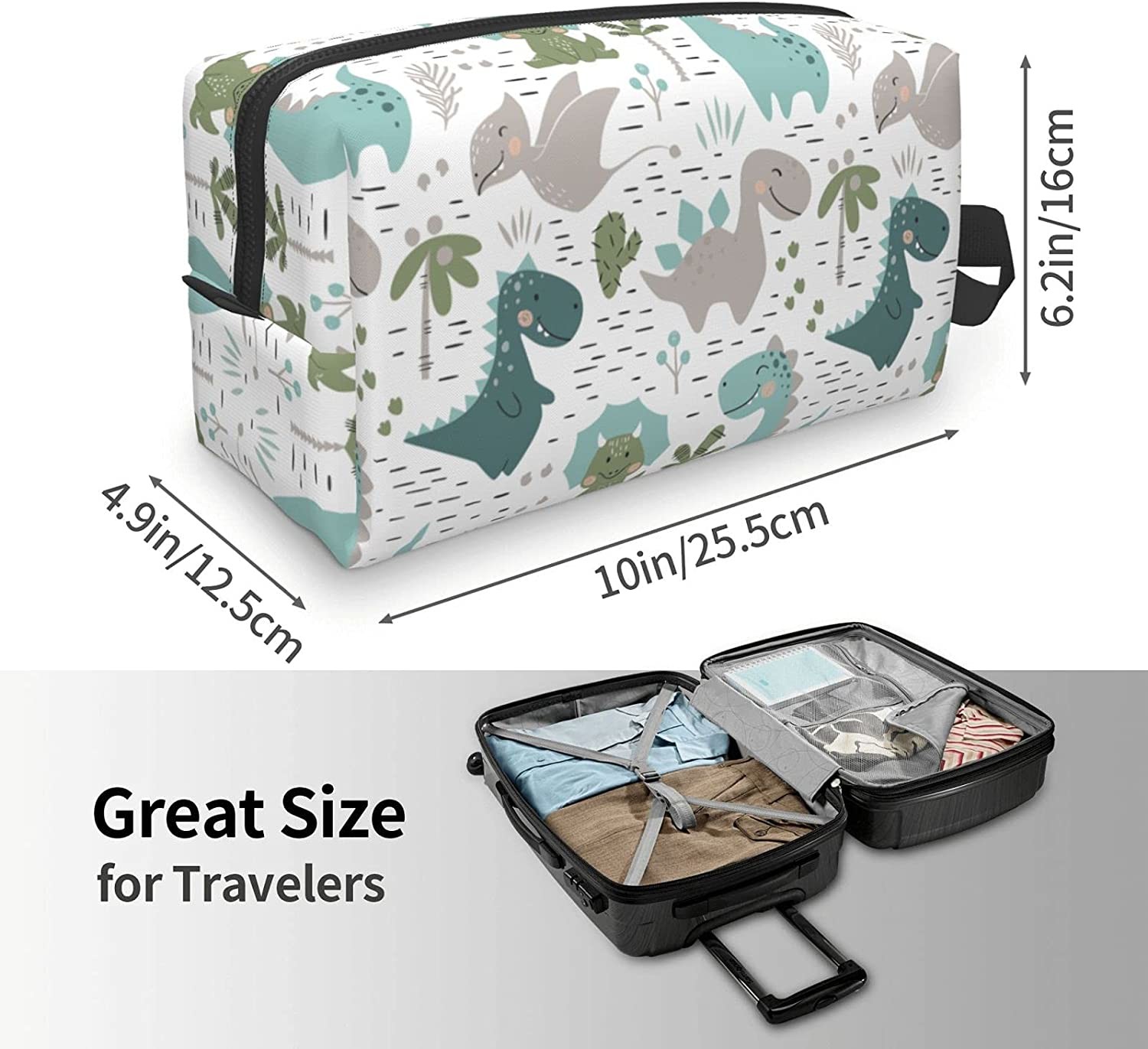Travel Toiletry Bag for Little Young Teen Girls Cosmetic Makeup Waterproof Hanging Wash Bag Traveling