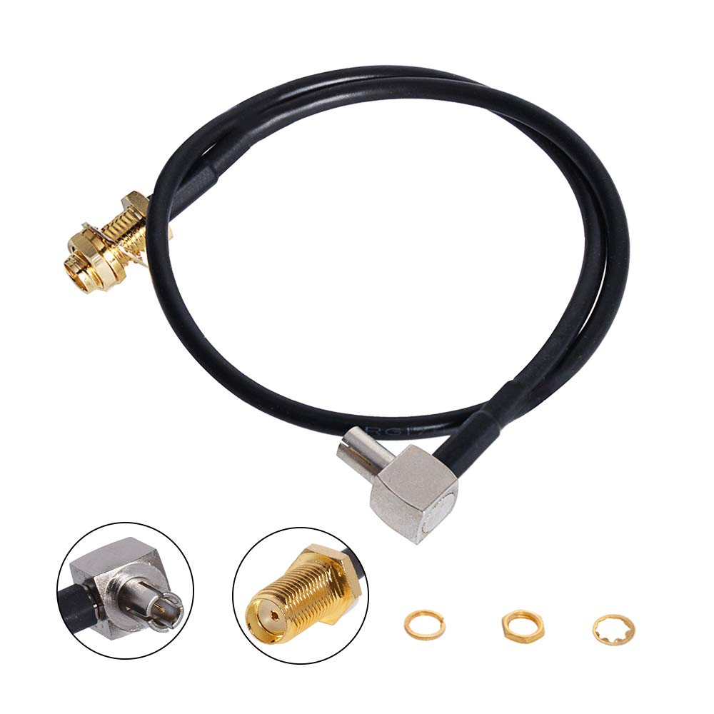 50 Nominal Impedance 15cm RG174 Coaxial Cable for Wireless Antenna