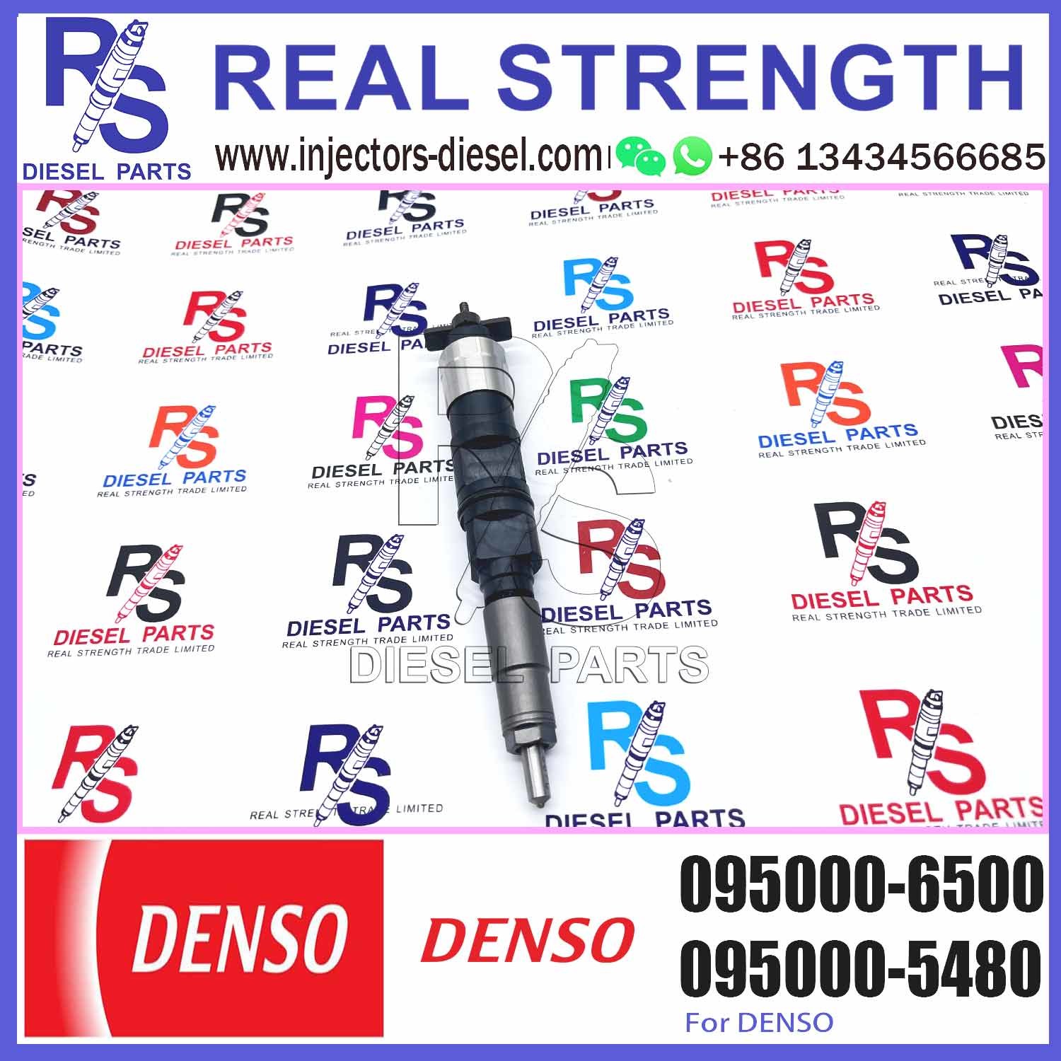 Common Rail Diesel Fuel Injector DZ100216 RE5291117 0950006500 095000-6500 For JOHN DEERE