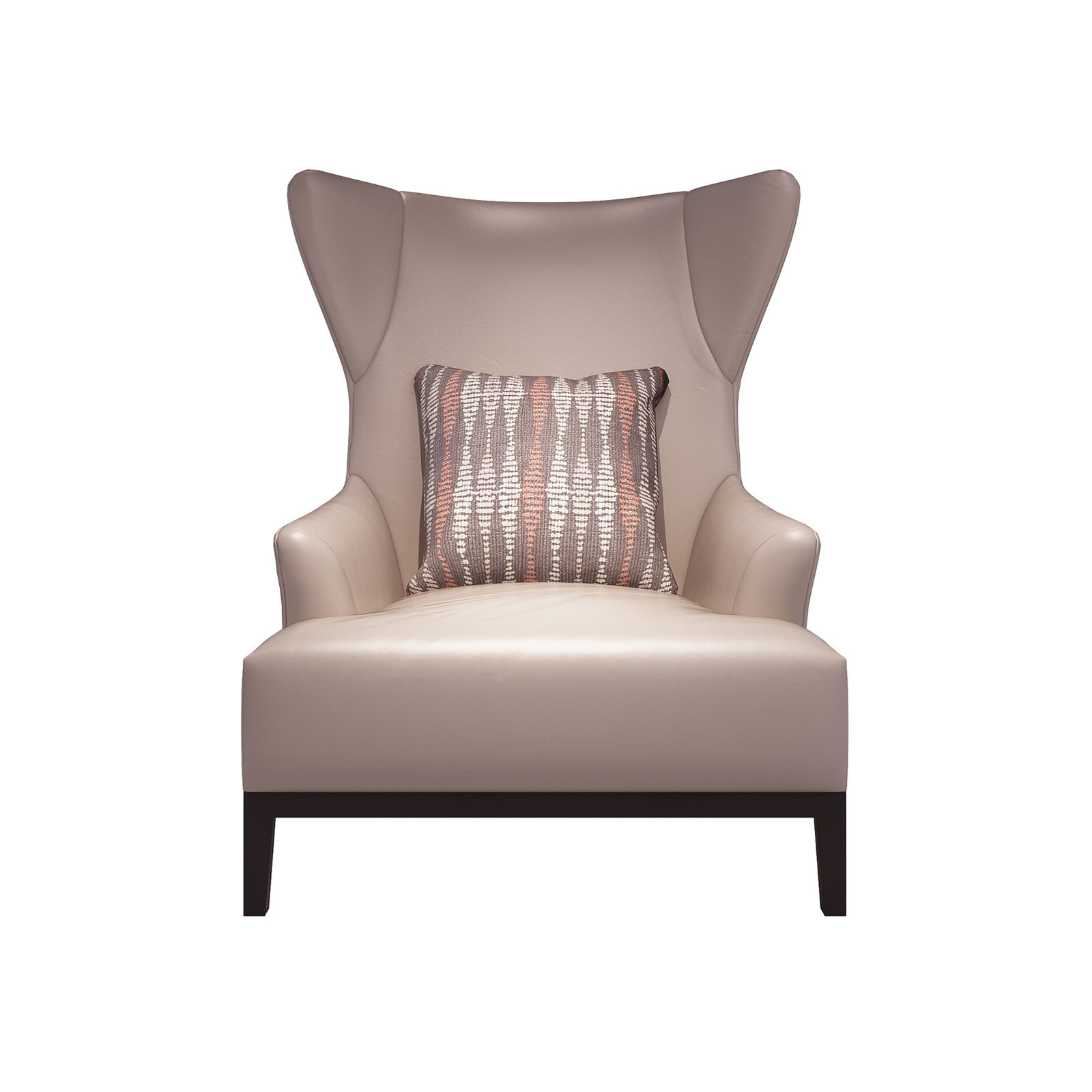 Lobby sofa furniture of Leather upholstery in Modern design for Hotel hall reception seating chairs