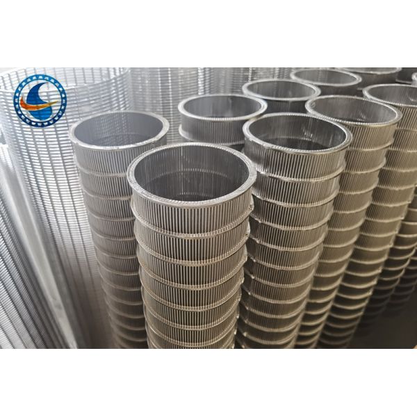 Id40mm Stainless Steel Profile Wet Dry Separator Od48mm Vee Wire Screen Filter