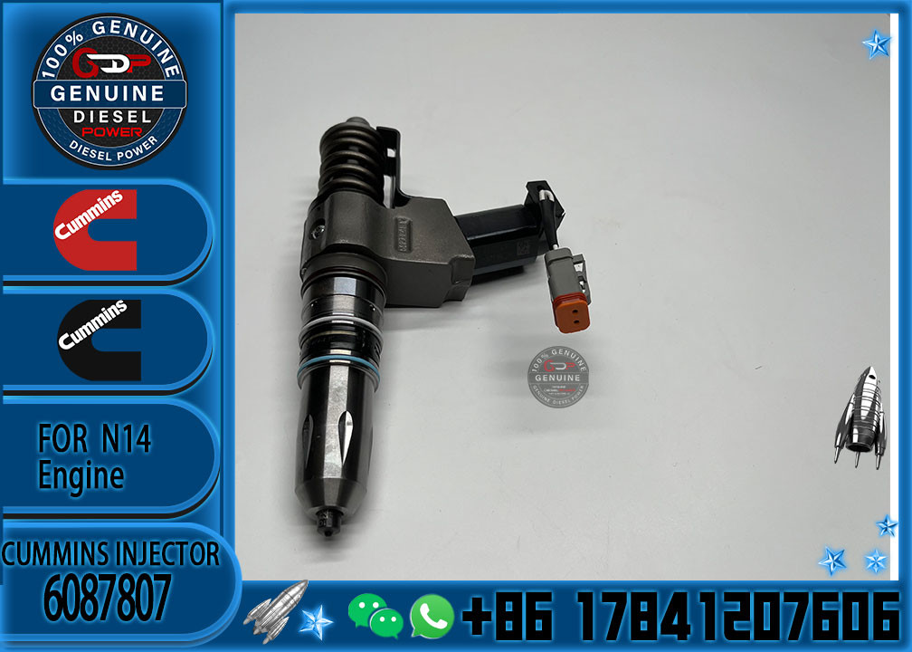 New Common Rail Diesel Fuel Injector 4307516 6087807 3080931F For Cummins QSN14 N14