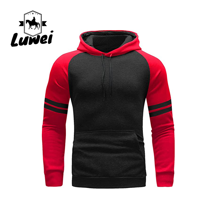 Sweatshirt Felpa Uomo Sublimation Male Logo Premium Cotton Contrasting Colors Street Wear Over Size Hoodi For Man