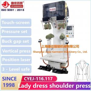 Quality Lady Blazer Double Shoulder Jacket Pressing Machine Vertical Steam Ironing Equipment for sale