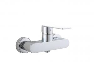 China Wall-Mounted Bath Shower Mixer Faucet Contemporary Style T9374A on sale