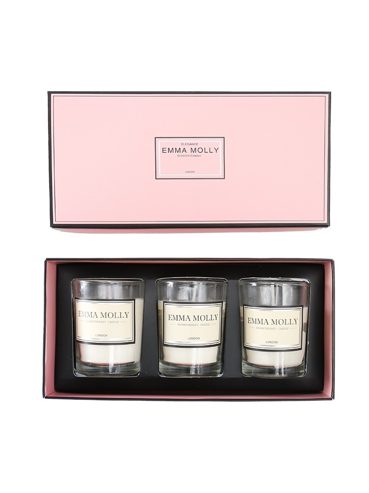 Candle Jar Exquisite Gift Box Rectangular Shape Paper Glossy / Matte Finish