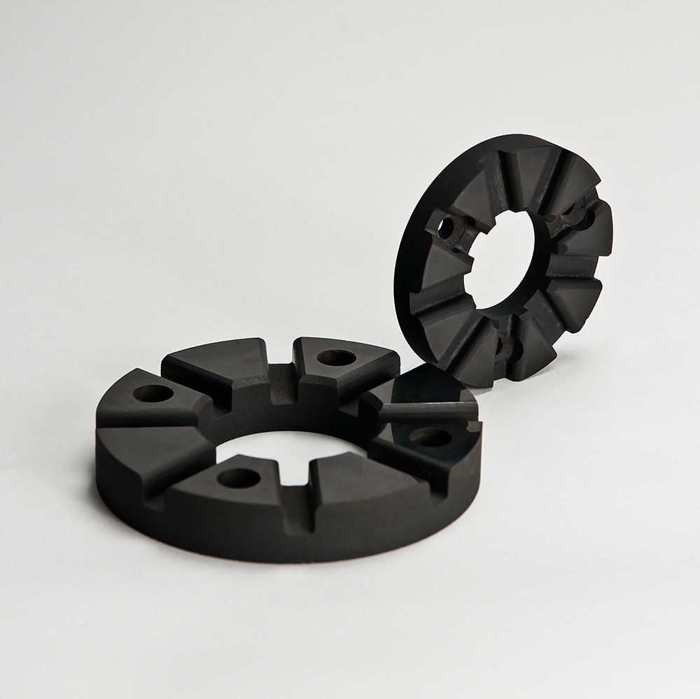 High Strength Graphite Thrust Bearings Graphite Bushes Rustproof