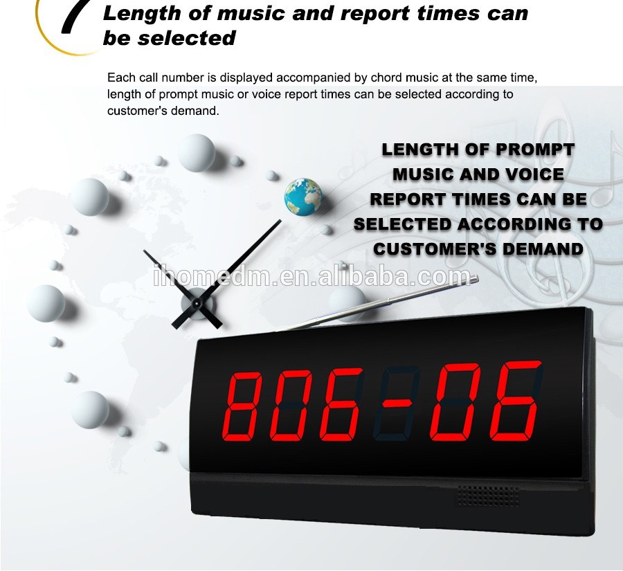 High quality Desk bell ultra-thin table button service call system