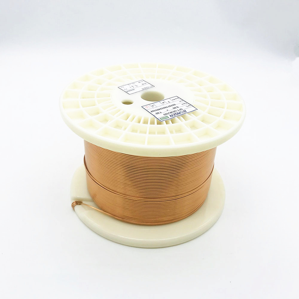 Flat Enameled Wire 1.60 Mm * 0.80 Mm Class 180 Rectangualr Copepr Wire