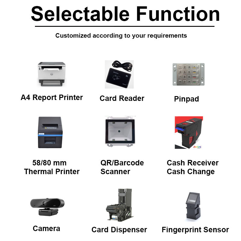 Customizable Self Check In Kiosk Hotel Self Check In System With Cash Payments