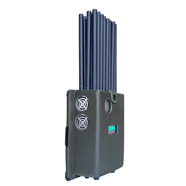New design 24 antennans portable signal jammer blocking WIFI 6E and mobile phone 2G, 3G, 4G, 5G, GPS, WIFI, UHF, VHF, RF,LOJACK signals With new