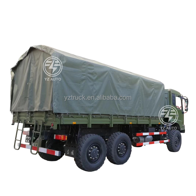 4500 1250mm Wheelbase AWD Truck Troop Carrier 6x6 Off Road Vehicle Manual Transmission