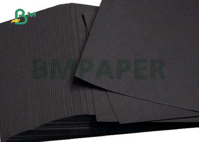 400gsm 450gsm Black Card Board For Jewelry Box 26 x 38inches High Toughness