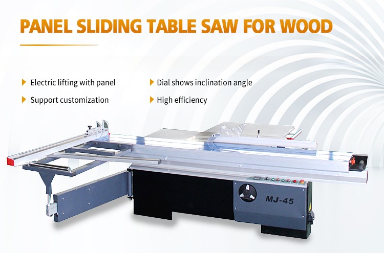 3200mm 90 Degree & 45 Degree Sliding Table Panel Saw Machine for Woodworking Furniture