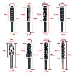 Spindle Moulder Cutter Customization Spiral Flush Trim Router Bits Carbide