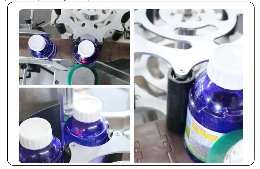 50ml 7000BPH / 500ml 5000BPH High Speed Positioning Sticker Labeling Machine