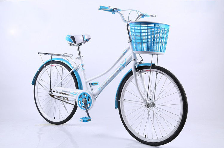 Lightweight Single Speed Ladies 24 Inch City Bike