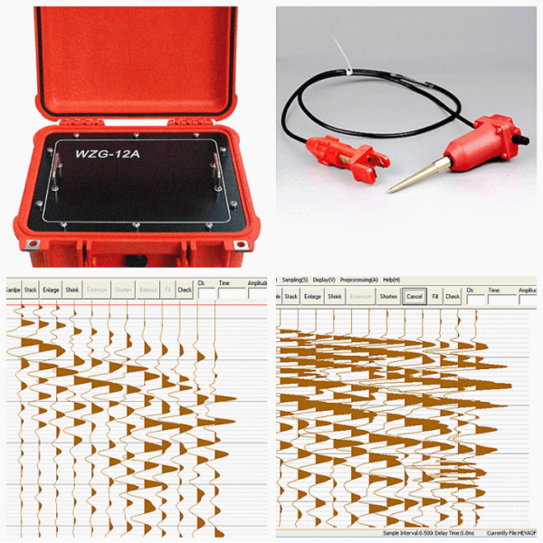 24 Channel Seismic Acquisition Controller with 32 bit A/D Converter and SEG-2 Data Format for Geological Survey and Structural Detection