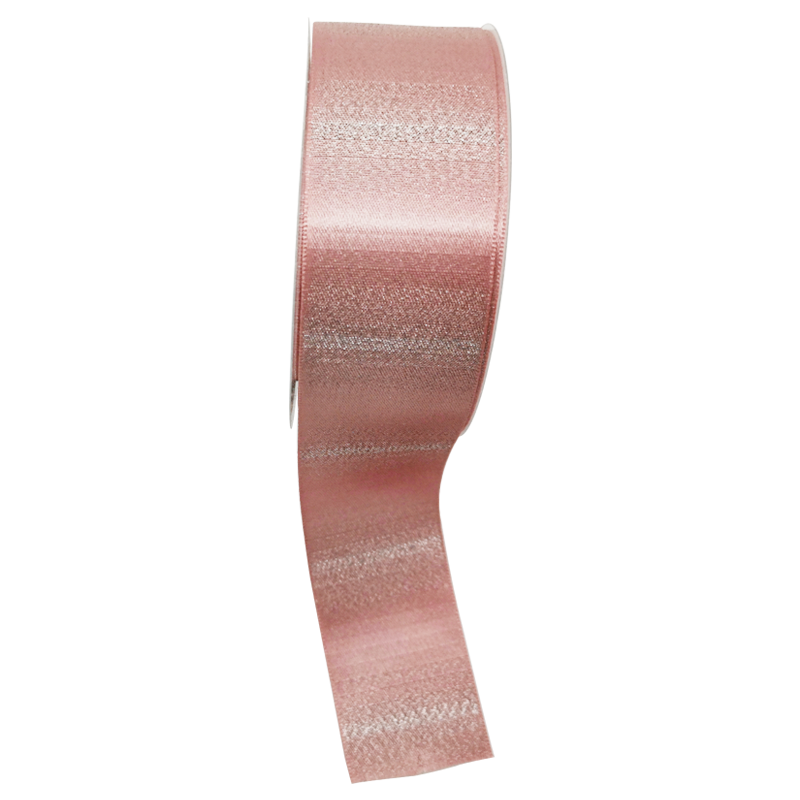 Personalized Gold Glitter Wired Branded Shiny Ribbon For Accessories