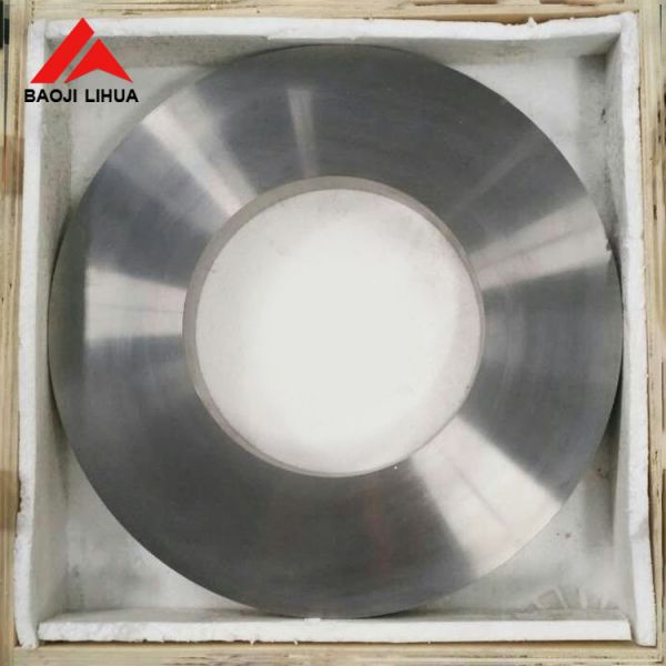 Hot Rolled / Annealed Titanium Magnetic Ring Gr7 TiPd Titanium Alloy Forged Ring