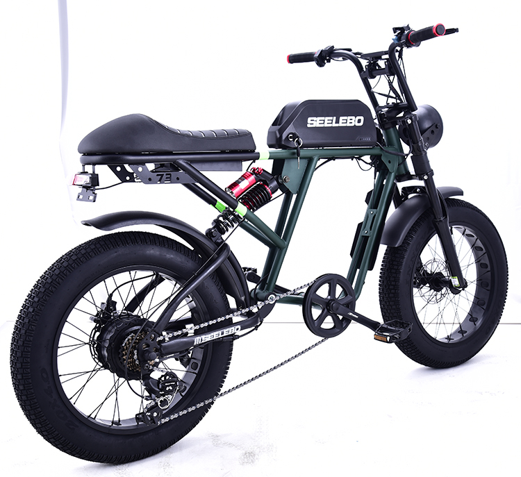 High Power Electric Cycle Motor 500w 750w 1000w E-bike GOMID Retro Electric Fat Tire Bicycle with Wheel Size 20*4.0 Inch
