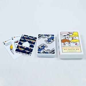 Quality 100% PVC Playing Cards Waterproof Custom Kids Design And Pattern Durable Deck for sale