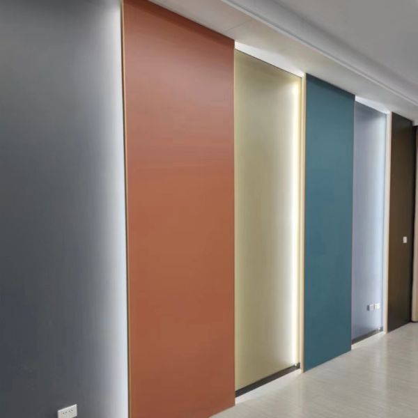 8mm Bamboo Charcoal Solid Board Veneer Marble Fiber Wall Panel with Damask Pattern