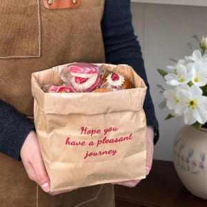 Quality Oil Proof Kraft Bakery Bags Waterproof Kraft Bread Bags Customized for sale