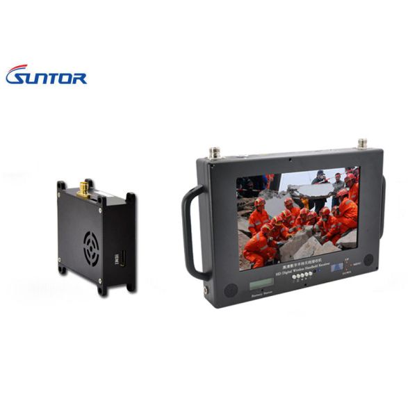 QPSK H.264 Digital COFDM Video Transmitter Wireless EOD Robot 128 - Bit AES
