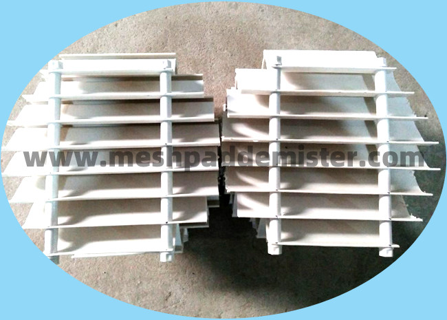 235mm Pp Rectangular Vane Pack Mist Eliminator