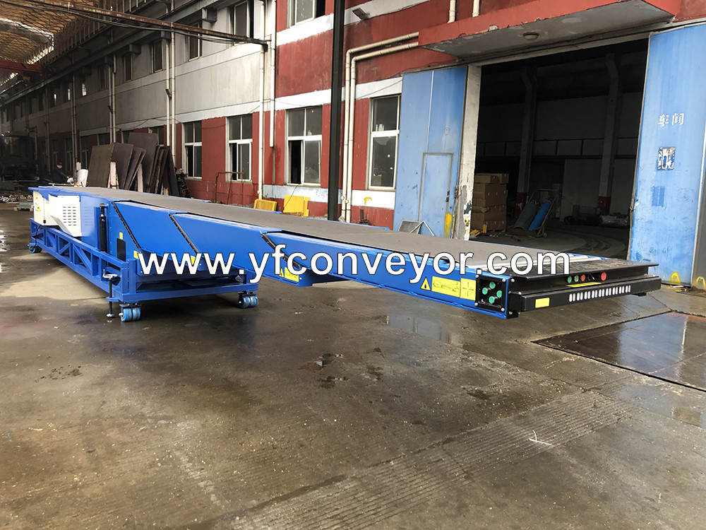 Telescopic Belt Conveyors / Extendable Conveyor for Loading and Uploading Cargos