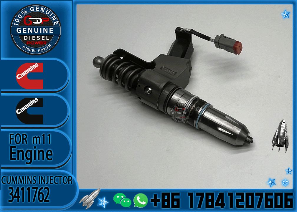 Used Cummins N14 Engine Spare Parts Common Rail Injector 3411764 3411767 Diesel Engine Machinery Repair Shops 6 Months W