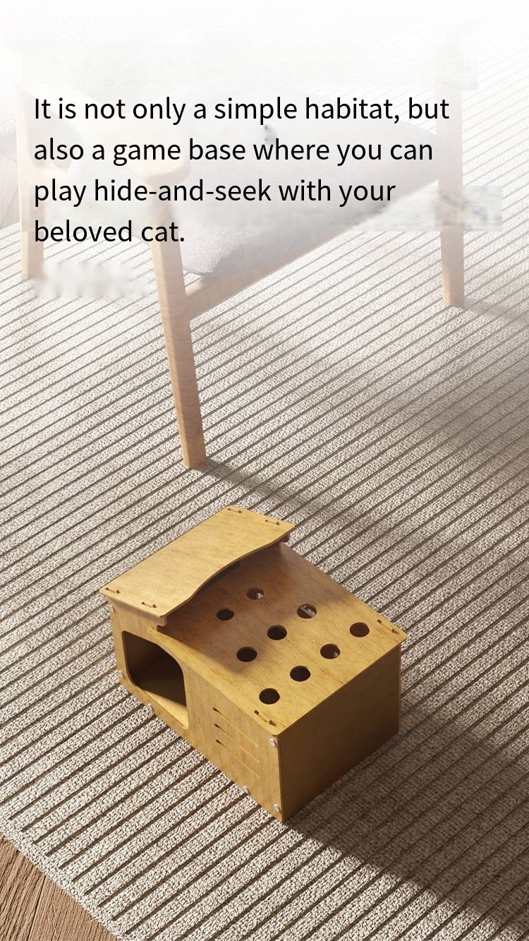 Portable Pet House For Travel Pet Cat Nest Scratching Posts Pet Carrier Cage