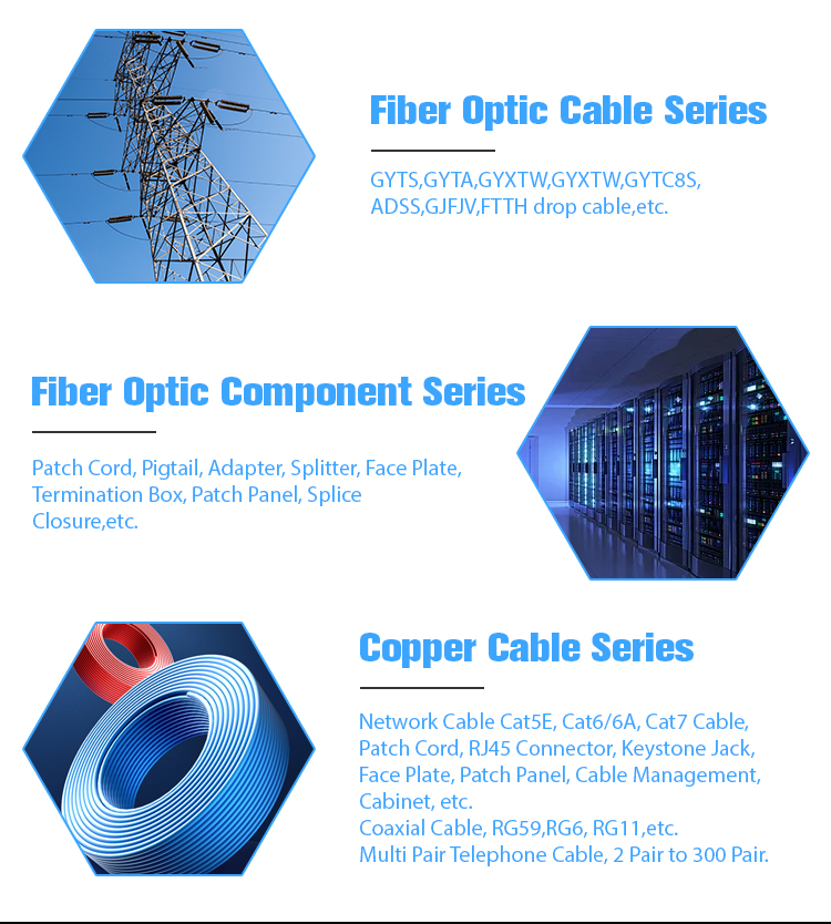 ADSS GYXTW Optical Fiber CableOutdoor Optical Cable Single Mode MDPE Optical Cable 24 Core Optical Cable