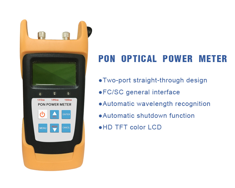 Customized Digital Optical Fiber Power Meter For Fiber Cable Testing