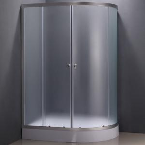 Quality 1150x800x1950mm 4mm Self Contained Shower Units Silver Aluminum Frame for sale
