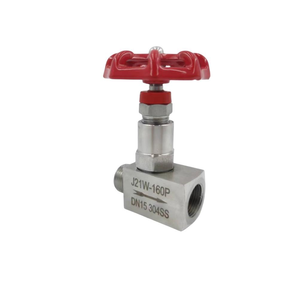 DN15 J21W-160p Stainless Steel Needle Valve 304 Thread Instrument Valve