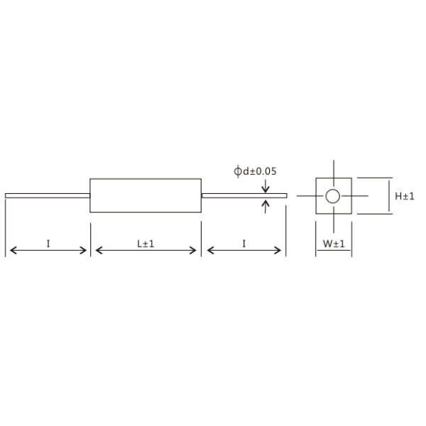 Power Electronics Component Rx27 Ceramic Encased Wirewound Cement Power Resistors 2W-40W