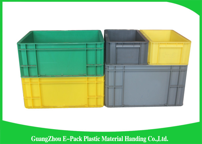 65 Litre Industrial Euro Stacking Containers Heavy Duty Foldable Transport Space Saving