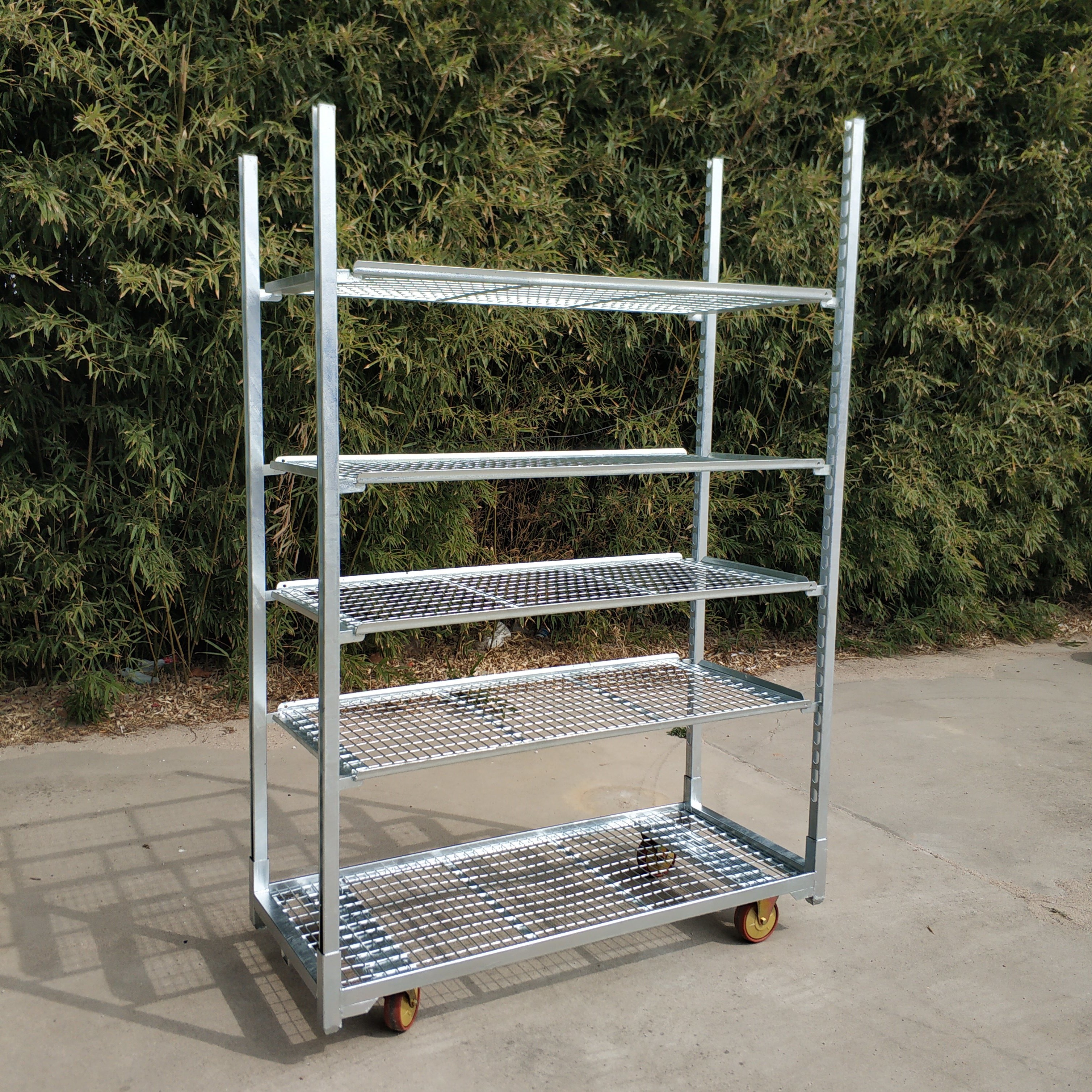 Metal Mesh Hot Dip Galvanized Danish Trolley Easy To Install