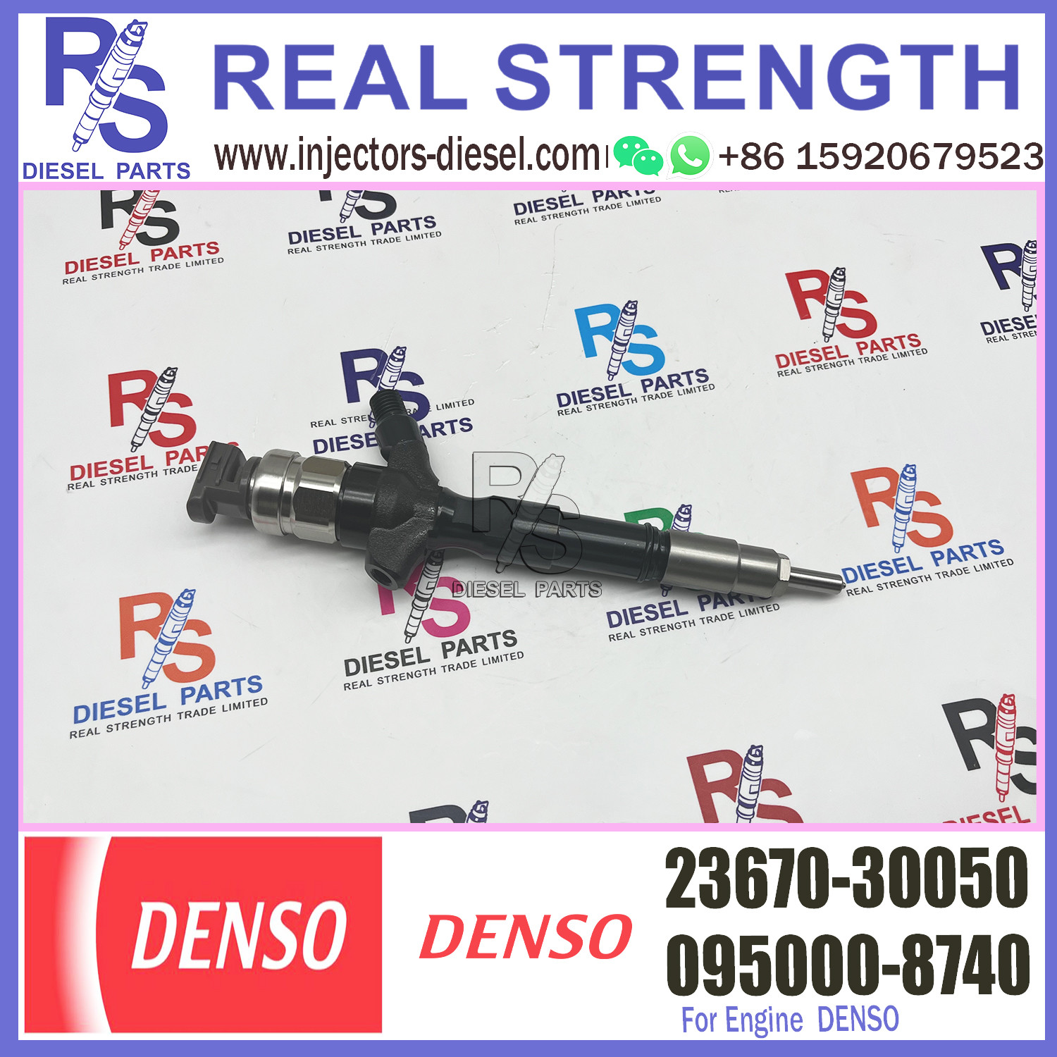 23670-30050 Diesel Fuel Diesel Injector Nozzle For Toyota Vig And Hiace 2Kd-Ftv 23670-39096 095000-8740 Injectors