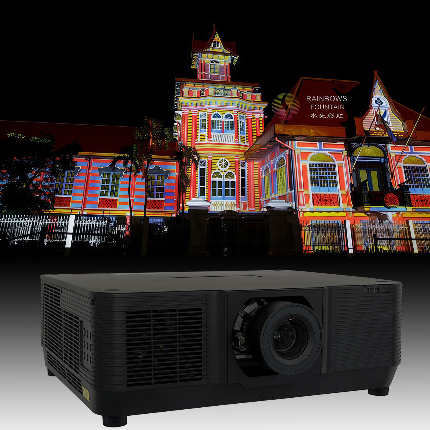 Professional 12000 Lumen Laser Projector 3D Projection Mapping Immersive