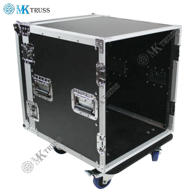 Customized 10U 12U 14U 16U Flight Case with 9mmplywood and Honycomb Surface