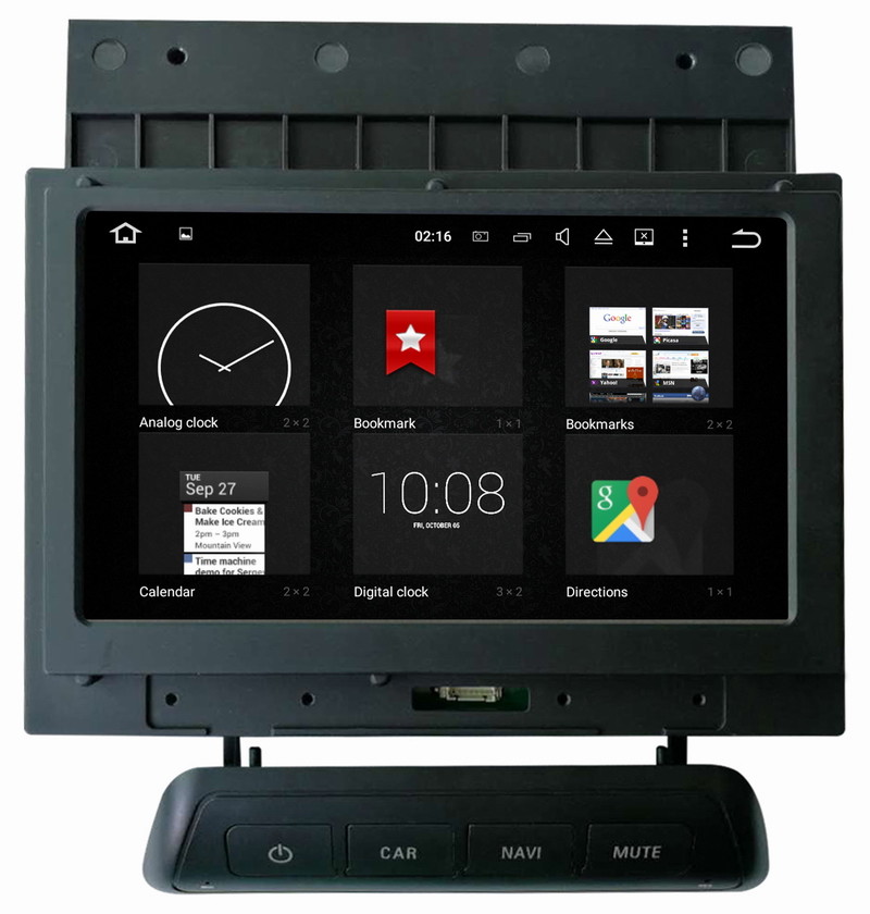 Ouchuangbo car gps navi radio android 9.0 system for Land Rover Freelander 2005-2012 auto multimedia wifi bluetooth