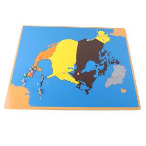 Quality Montessori Puzzle Map - Puzzle Map of North America for sale