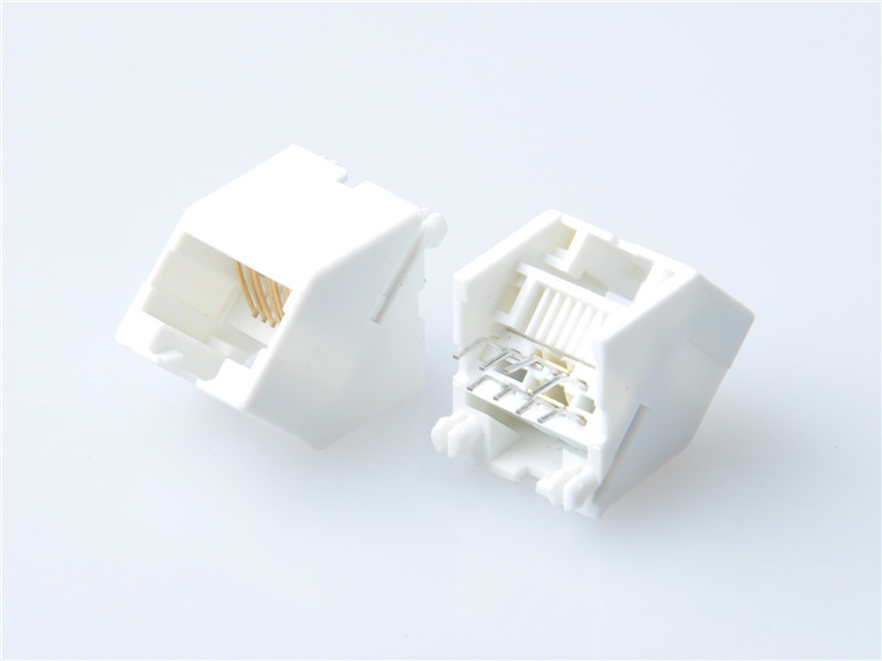 HULYN,RJ45 Modular Jack Connector, Through Hole Type, Top Entry,cat6 RJ45 Modular Jack